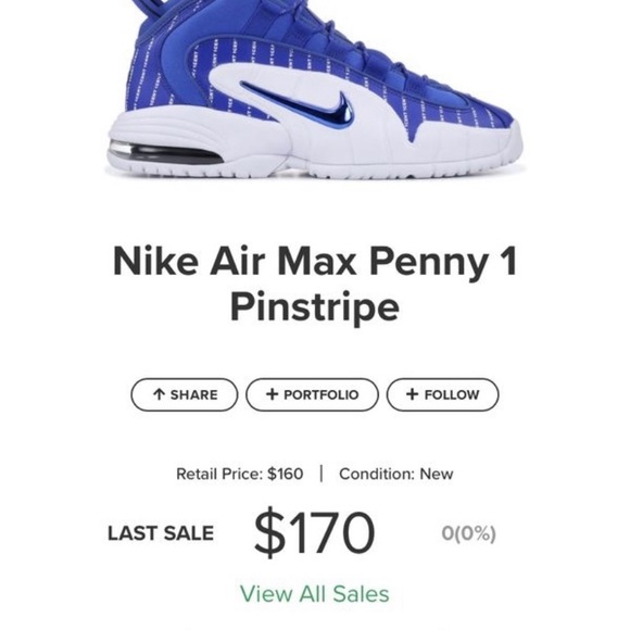 nike air max penny pinstripe